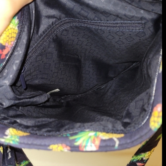 Vera Bradley Tropical Toucan Pineapple Print Crossbody Bag - Picture 12 of 14
